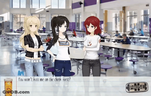 Video Game With Pause Button GIF