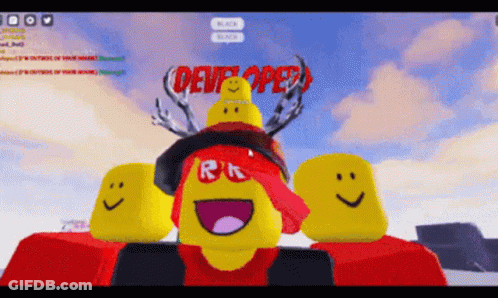 Video Game With Word Developed In Red GIF