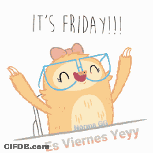 Viernes It's Firday Es Viernes Yeyy GIF