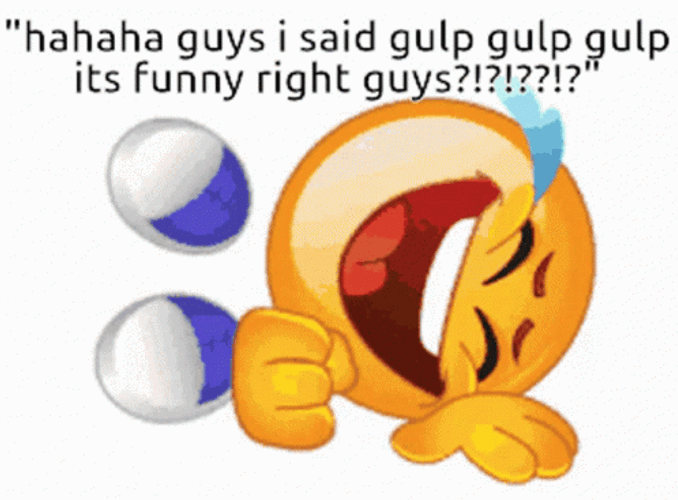 Vigorously Laughing Emoji Meme GIF