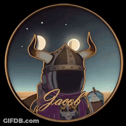 Viking With Name Jacob GIF