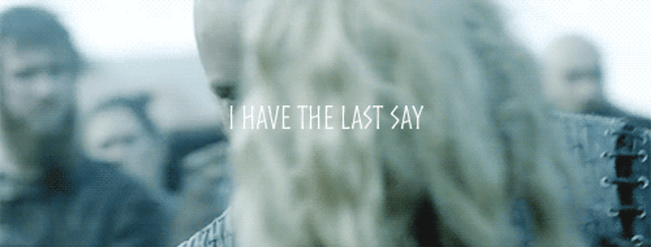 Vikings Teasing A Woman GIF