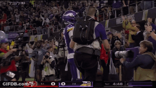 Vikings Vs 49Ers Football Game GIF