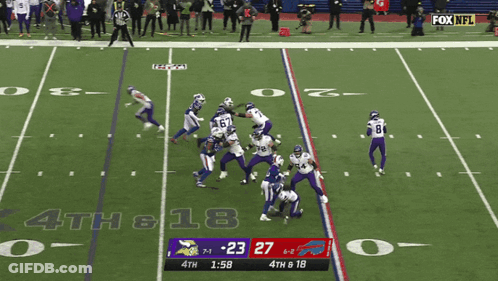 Vikings Vs Buffalo Bills On Fox NFL GIF