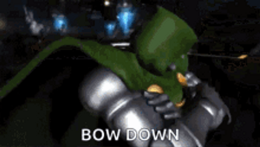 Villain Asking To Bow Down GIF