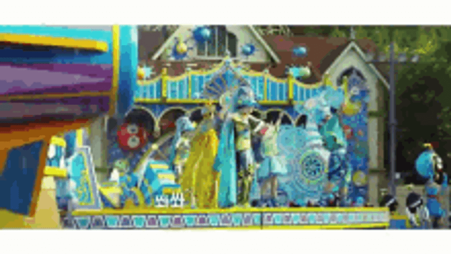 Villains On Theme Park Show GIF