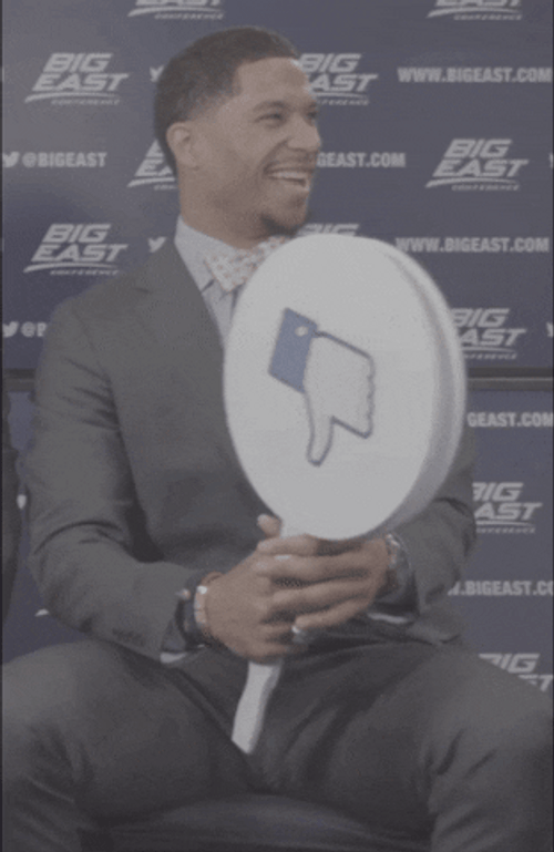 Villanova Basketball Thumbs Down GIF