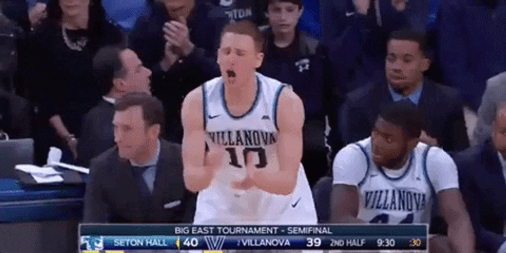 Villanova Donte DiVincenzo Rallying Teammates GIF
