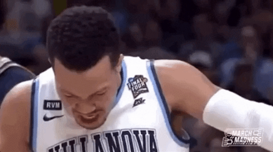 Villanova Jalen Brunson Frustrated Reaction GIF
