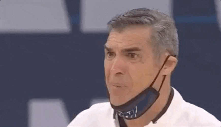 Villanova Wildcats Furious Jay Wright GIF