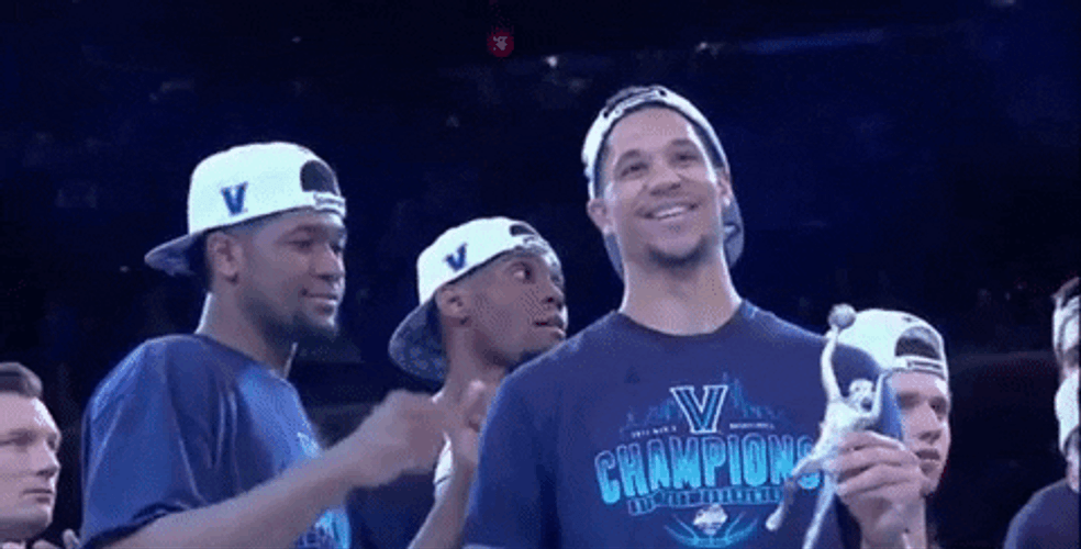 Villanova Wildcats Playful Kris Jenkins GIF