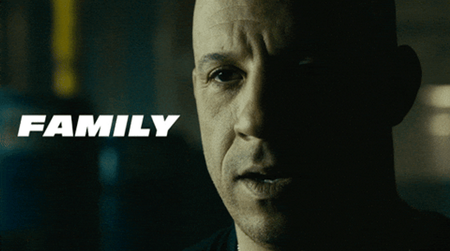 Vin Diesel Family Fast And Furious Movie GIF