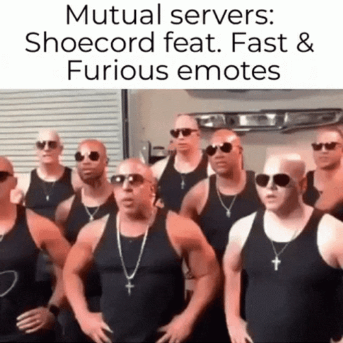 Vin Diesel Family Mutual Servers Meme GIF