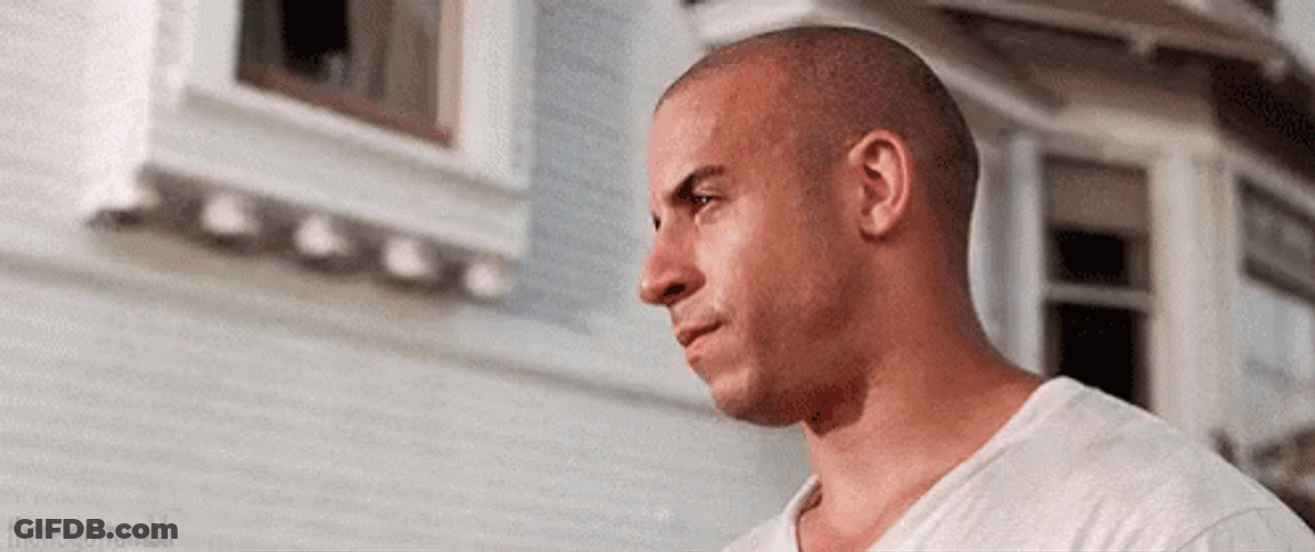 Vin Diesel Family Zoom In Shot GIF
