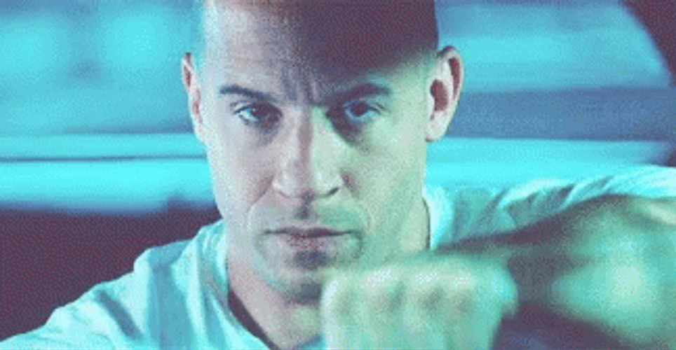 Vin Diesel Fast And Furious Family Fierce Eyes GIF