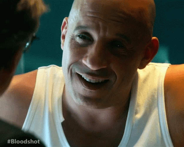 Vin Diesel Gentle Laugh GIF