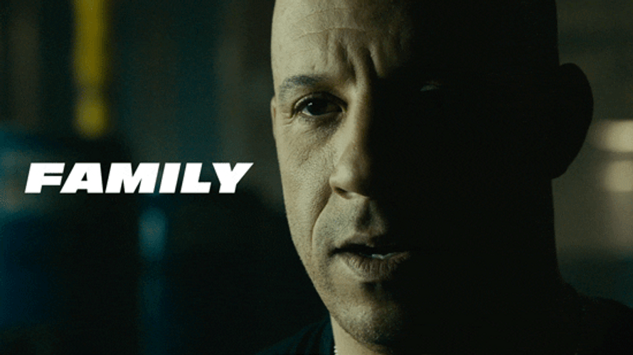 Vin Diesel Seriously Talking About Family GIF
