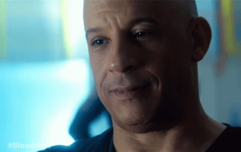 Vin Diesel Simple Smile GIF