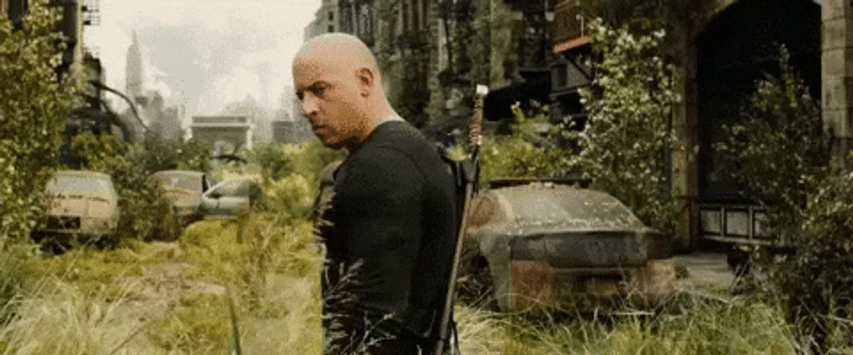 Vin Diesel Turn Around GIF
