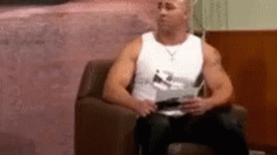 Vin Diesel Weak Smirk GIF