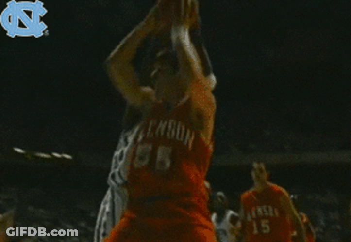 Vince Carter Blocking Ball Away GIF