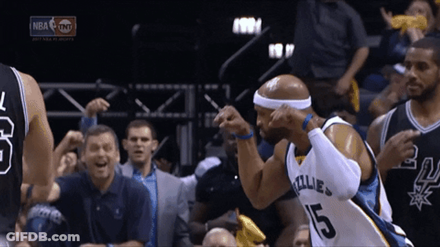 Vince Carter Crying Sign GIF