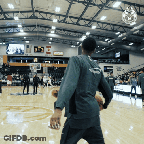 Vince Carter Dunking Warm Up GIF