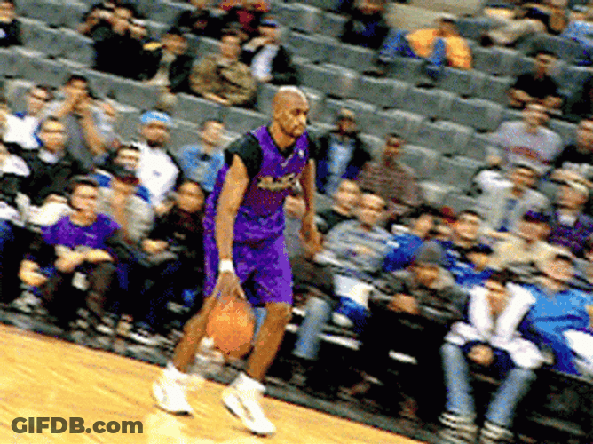 Vince Carter Free Throw Dunking GIF