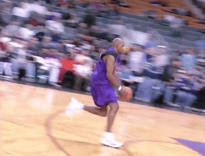 Vince Carter Free Throw Line Dunk GIF