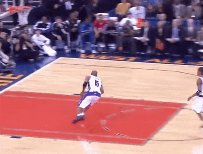 Vince Carter Guaranteed 360 Dunk GIF