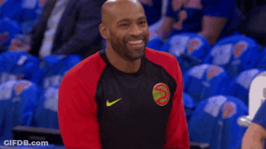 Vince Carter Happily Smiling GIF
