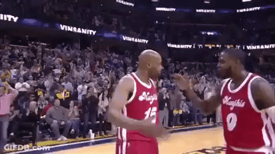 Vince Carter High Five GIF