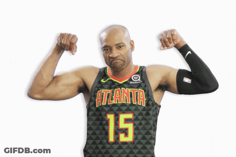 Vince Carter Showing Biceps GIF