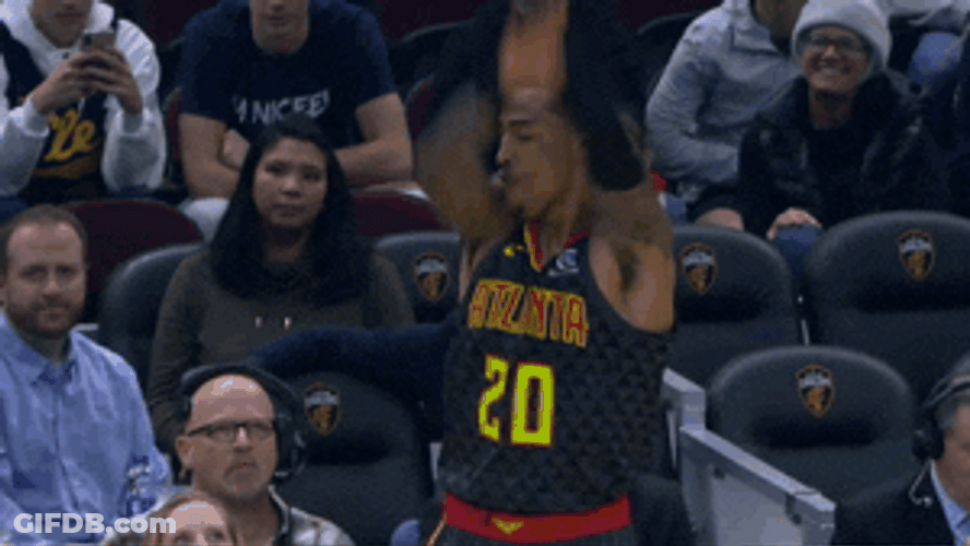 Vince Carter Teammate Tapping Back GIF