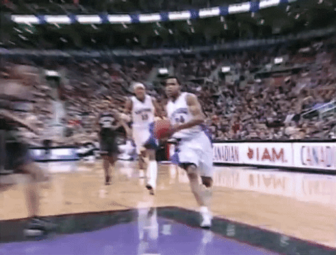 Vince Carter Tomahawk Dunk GIF