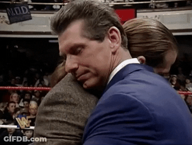 Vince Mcmahon And Shawn Michaels GIF