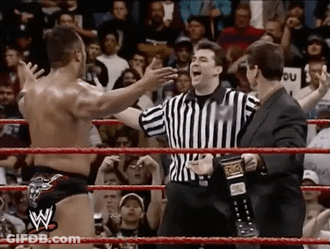 Vince Mcmahon And The Rock GIF