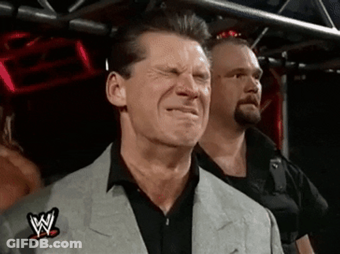 Vince Mcmahon Crying Reaction GIF