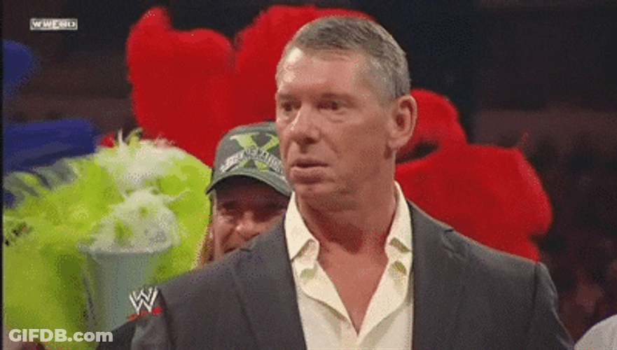 Vince Mcmahon Eww Expression GIF