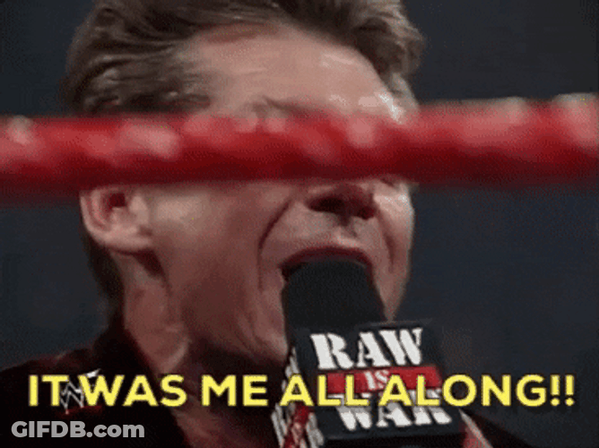 Vince Mcmahon It Was Me GIF