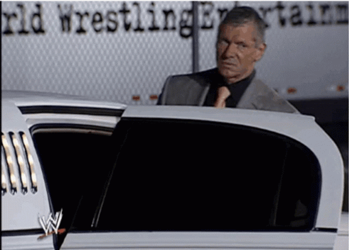 Vince McMahon Meme Limousine Ride Ending Explosion GIF