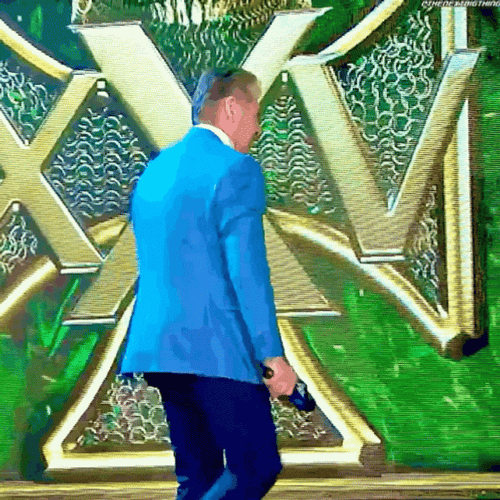 Vince Mcmahon Meme Strutting In Blue Jacket GIF