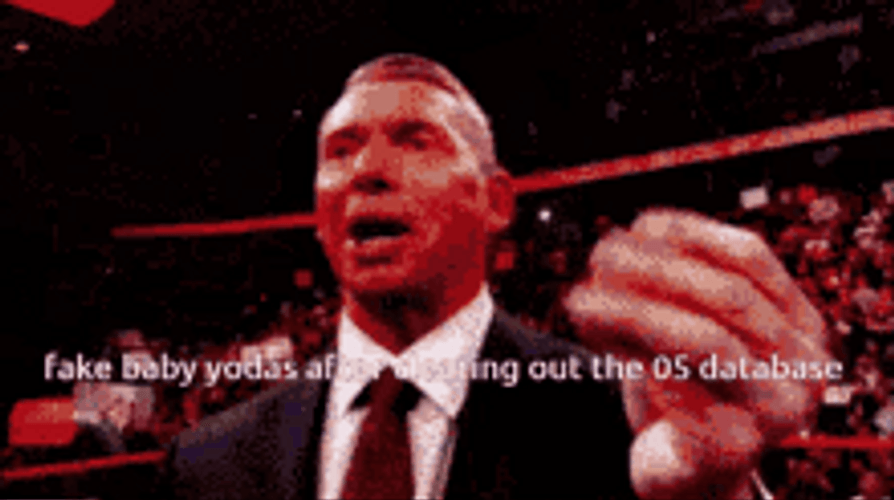 Vince Mcmahon Money Fake Baby Yodas GIF