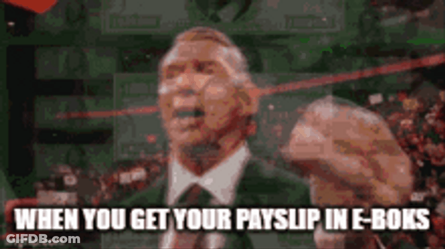 Vince Mcmahon Money Payslip E-Boks GIF
