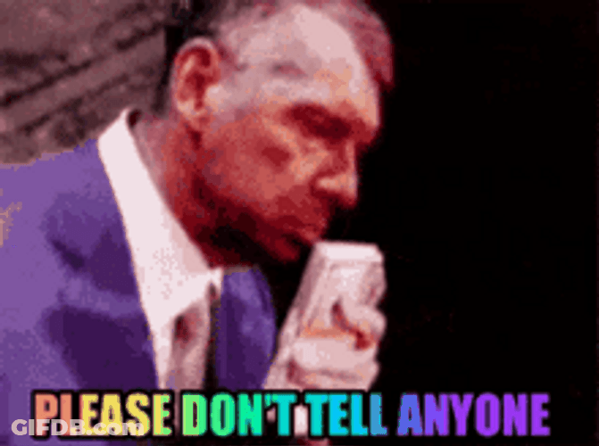 Vince Mcmahon Money Please Don't Tell Anyone GIF