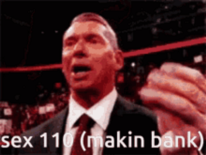 Vince Mcmahon Money Sex 110 Making Bank GIF