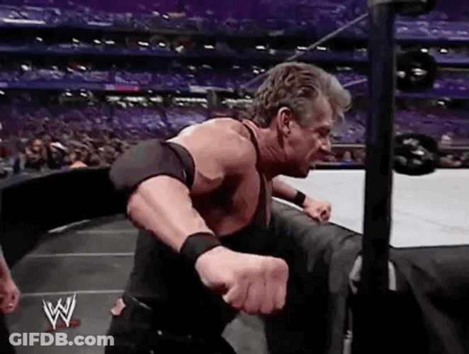 Vince Mcmahon Muscle Flex GIF