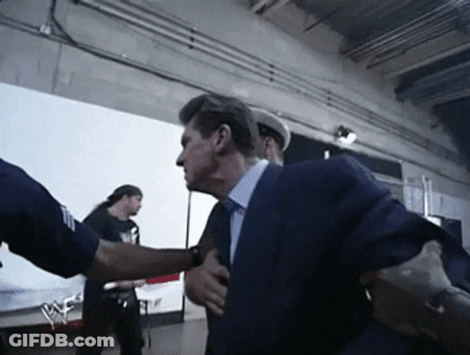 Vince Mcmahon Outraged GIF