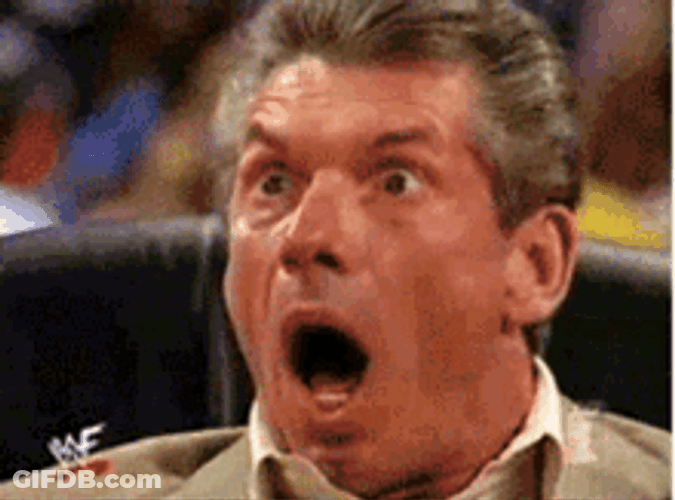 Vince Mcmahon Shocked Meme Fell GIF