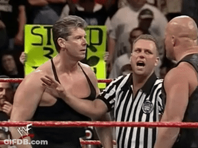 Vince Mcmahon Stare GIF